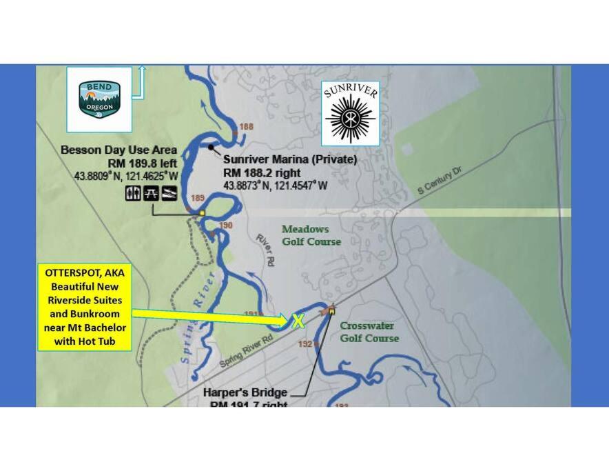 Beautiful Riverfront Near Mt Bachelor with Hot Tub