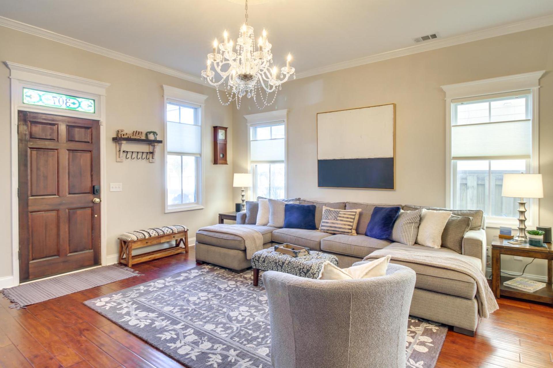 Chic Thomas Square Home in Walkable Location!