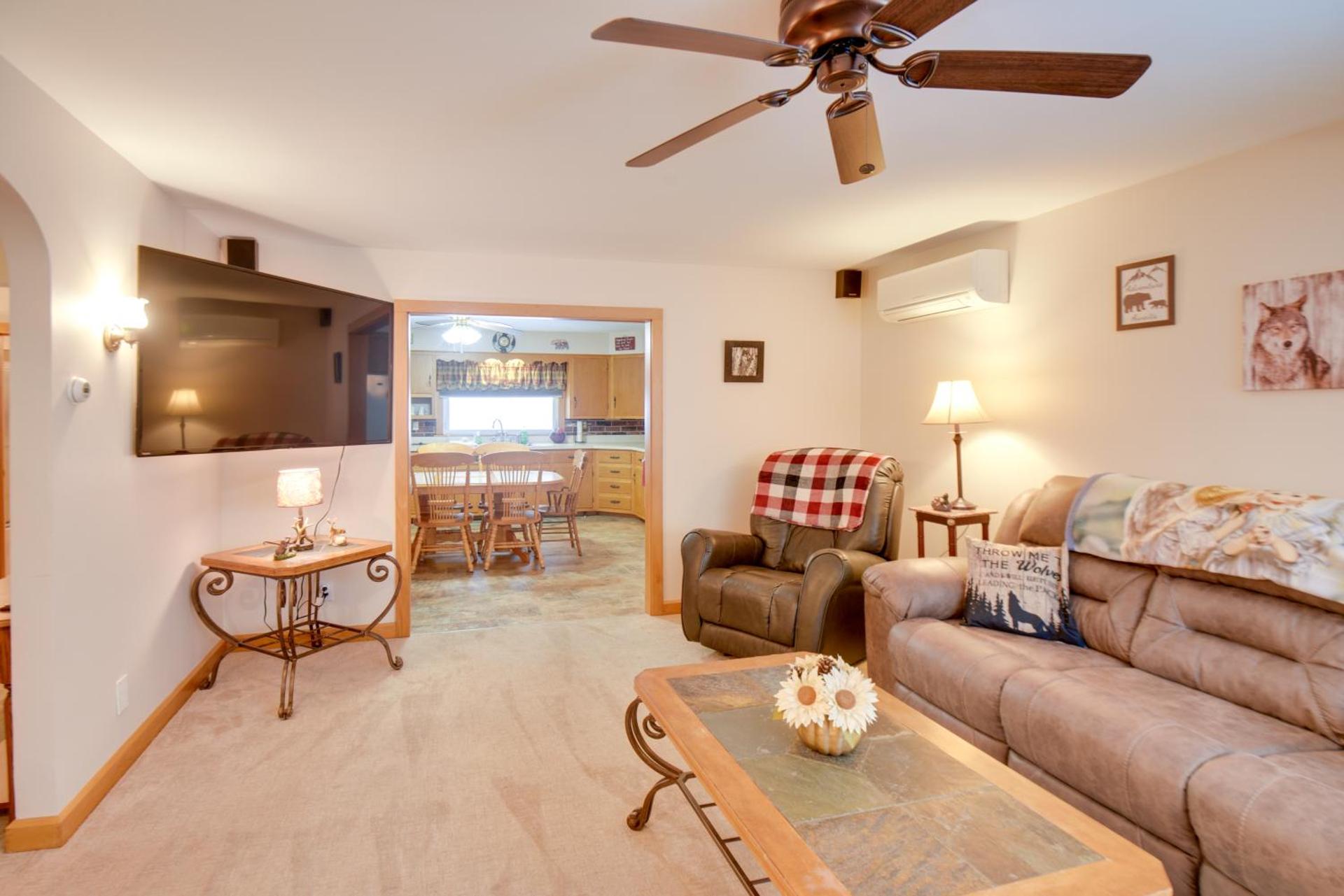 Cozy Home with ATV Trail Access in Berlin!