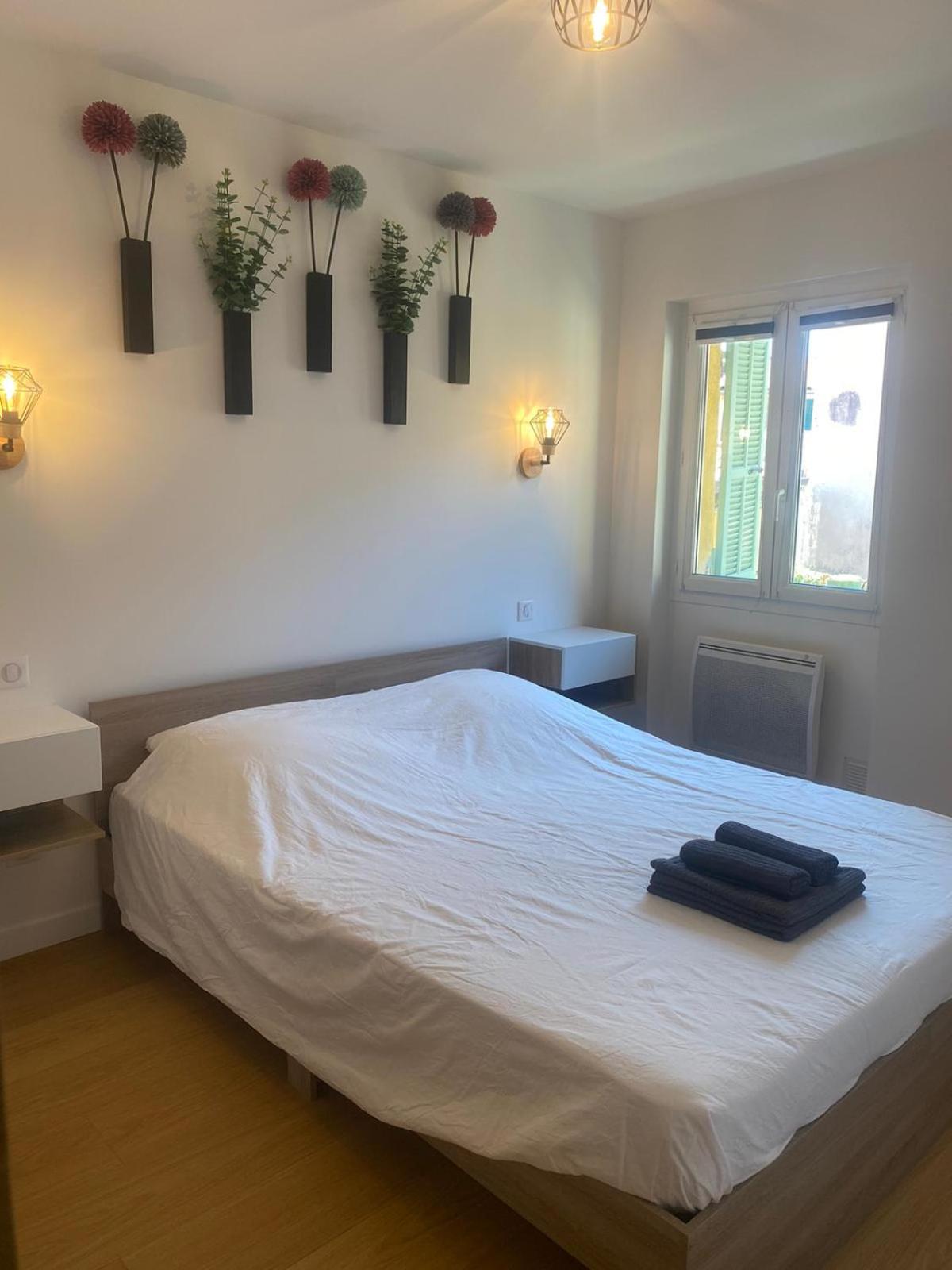 Historic Bright and Beautiful Apartment in Old Nice with Castle Hill View