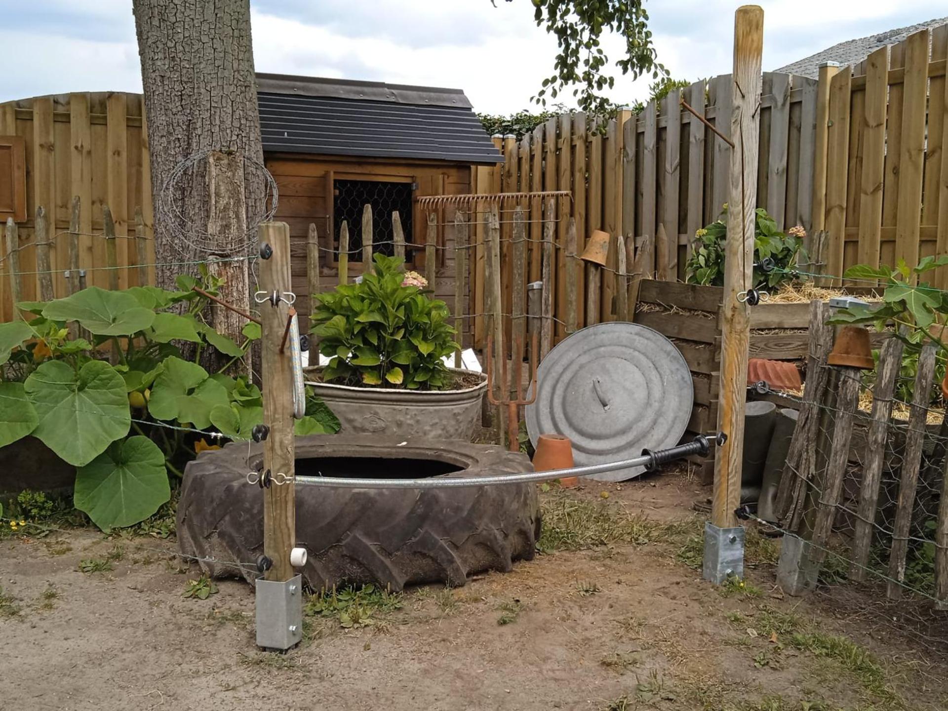 Schäferwagen auf'm Minibauernhof in Munster