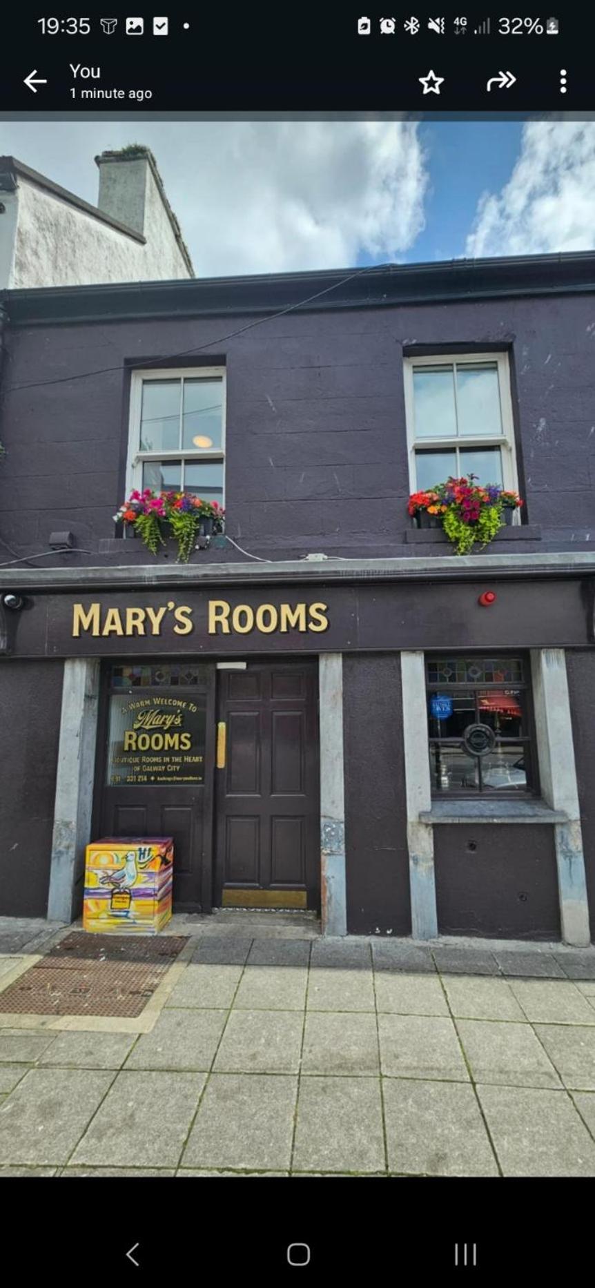 Mary Mullen's Rooms Eyre Square.