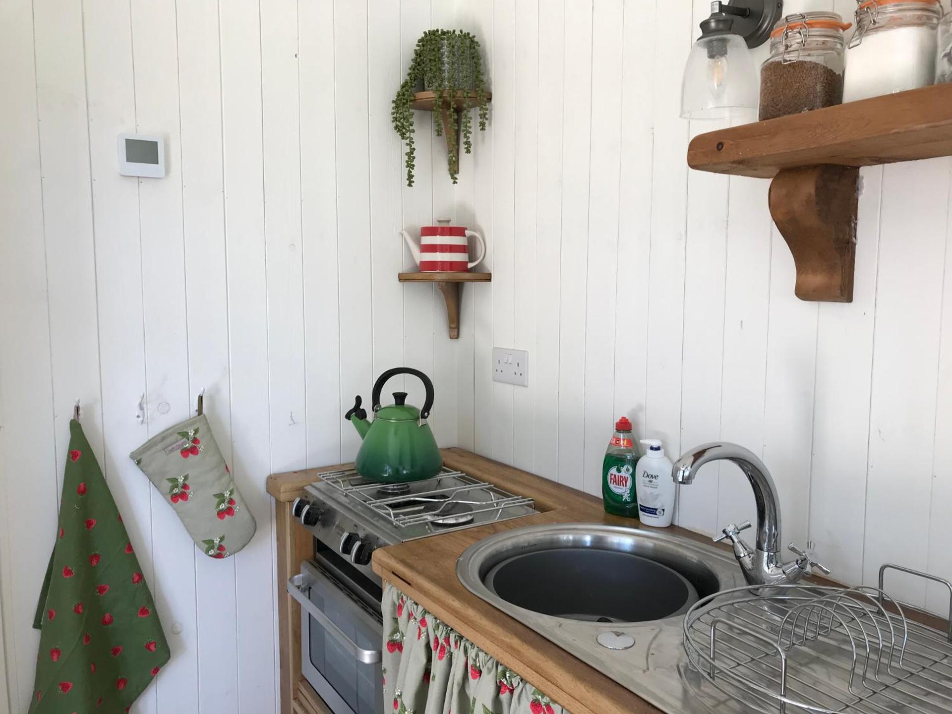 Shepherd's hut at Rosewood House