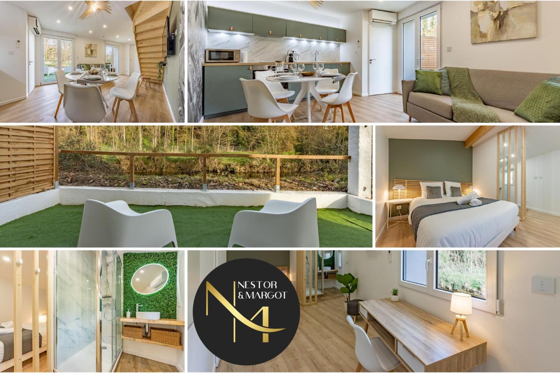 Le Green Duplex - Clim - Parking - Netflix - Nestor & Margot