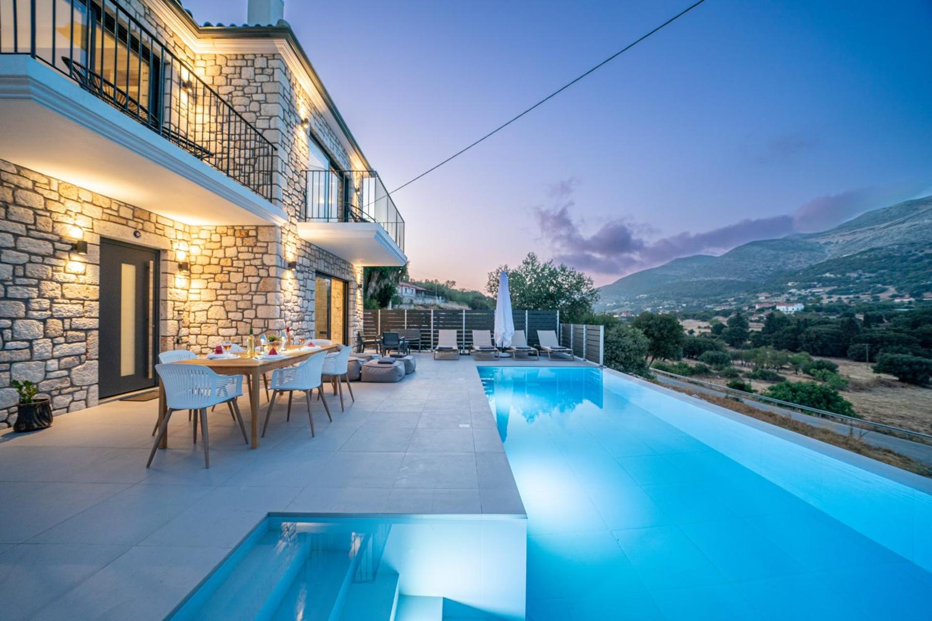 Luxury Stone Villa Aris, ideally located just a 5-minute walk from restaurants and shops