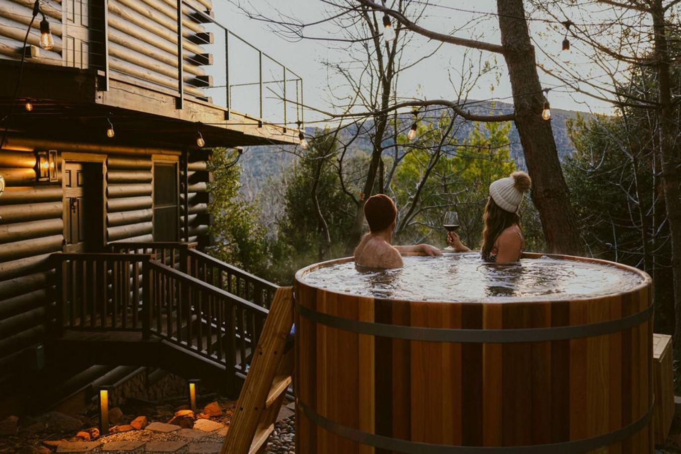 Award-Winning A-Frame with Views and Cedar Hot Tub