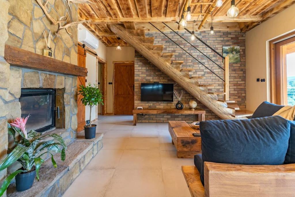 Dom "Modrzewiowka" z basenem, sauna, jacuzzi