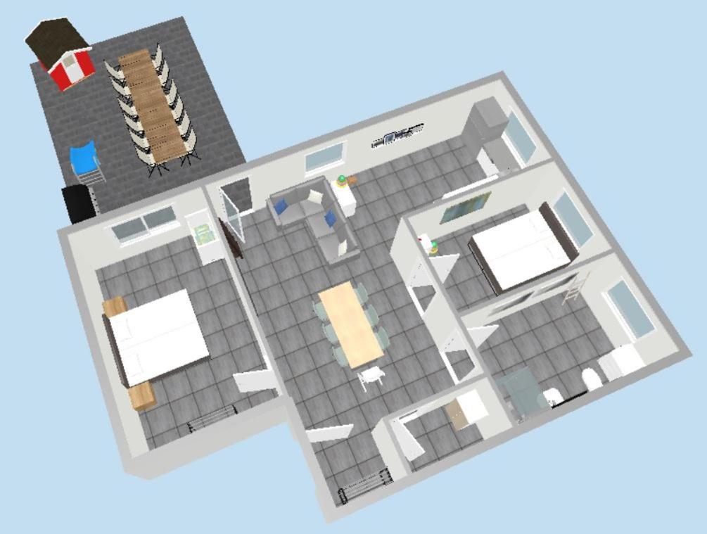 EasyCastle 6P Terasse Switch TV