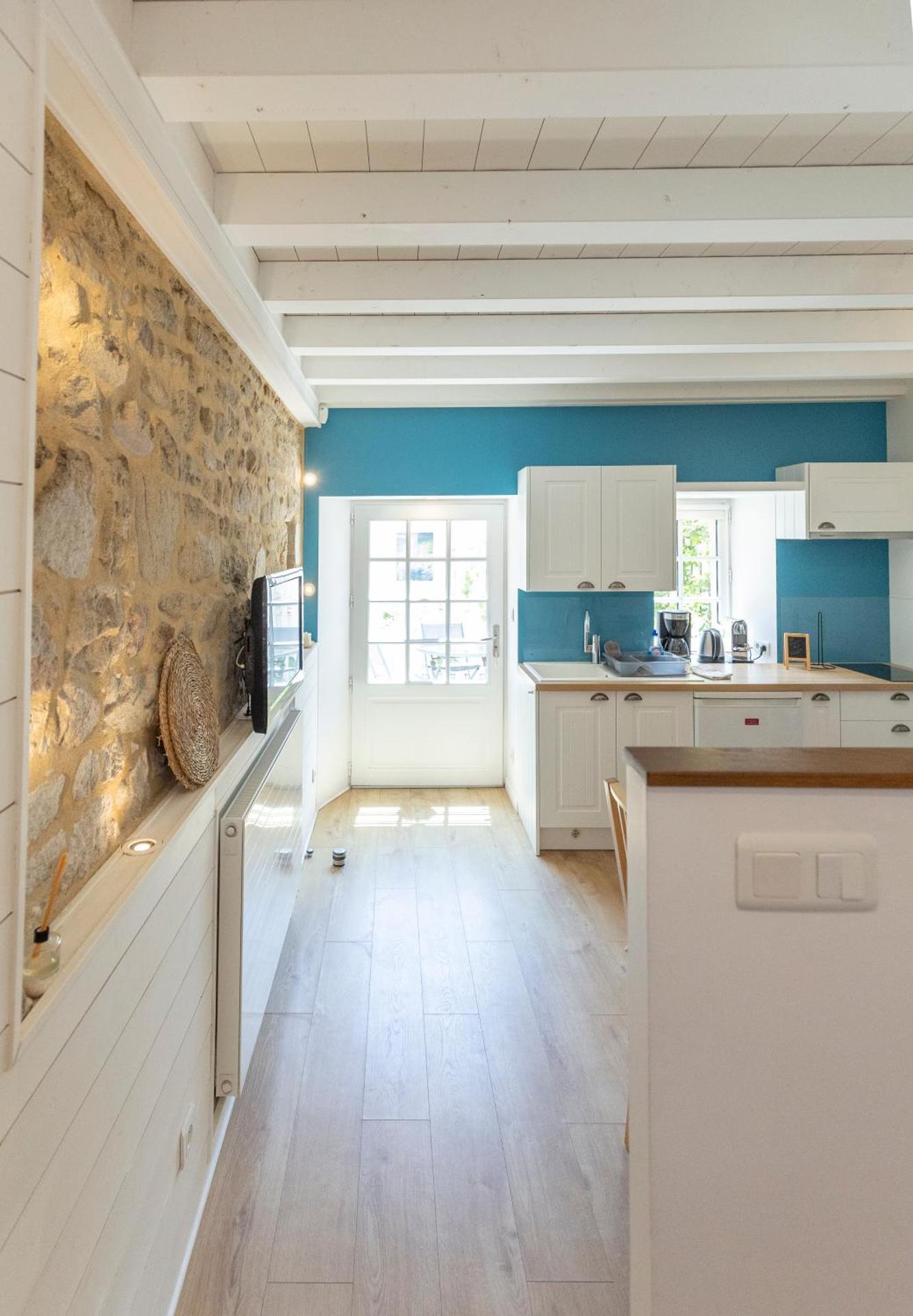 Chaumière des Dunes à 350m de la plage de Kerhillio