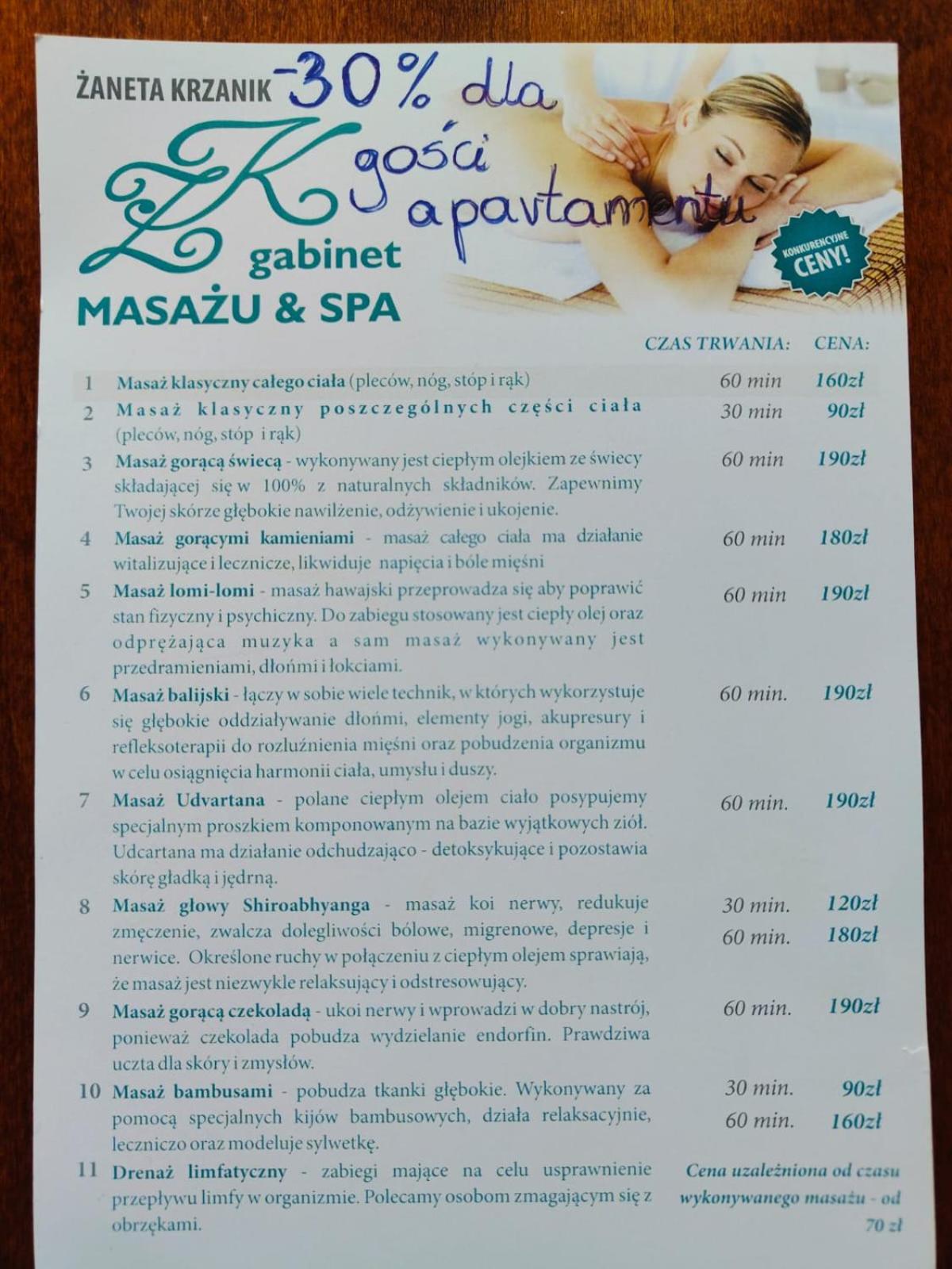 Obszerny apartament w Charzykowy