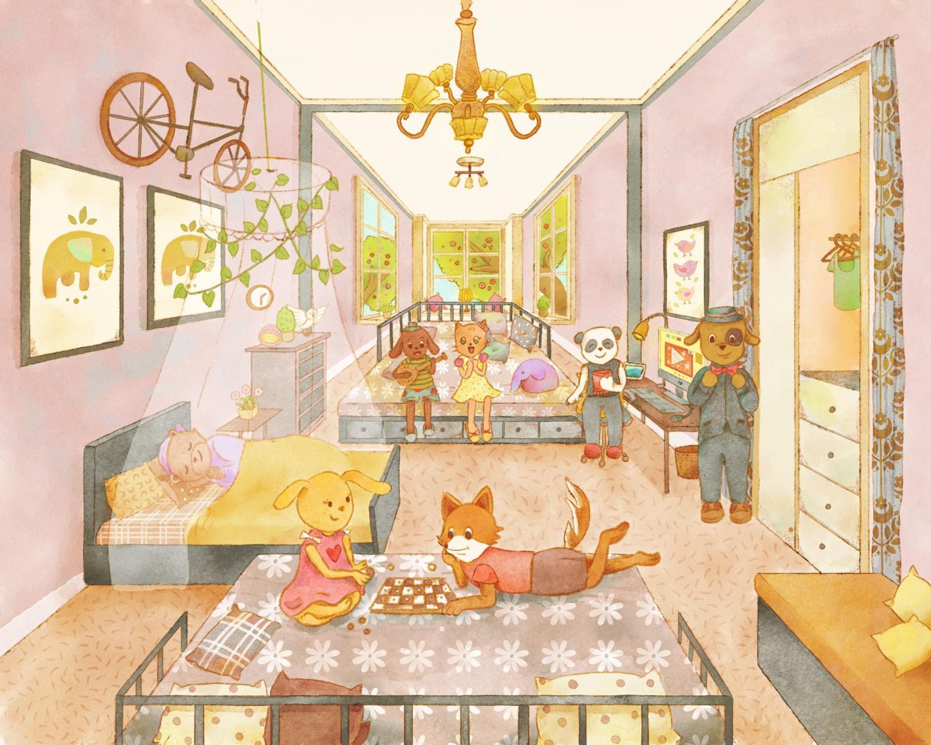 Photo of the whole room