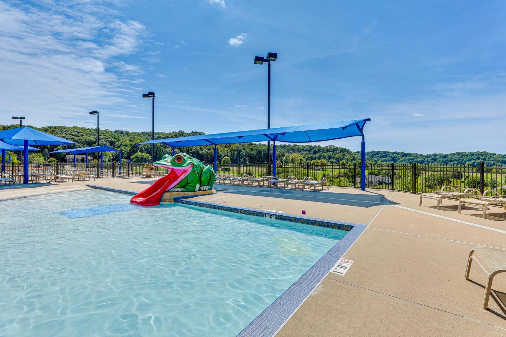 Indoor Pool Access and Deck Galena Family Getaway!