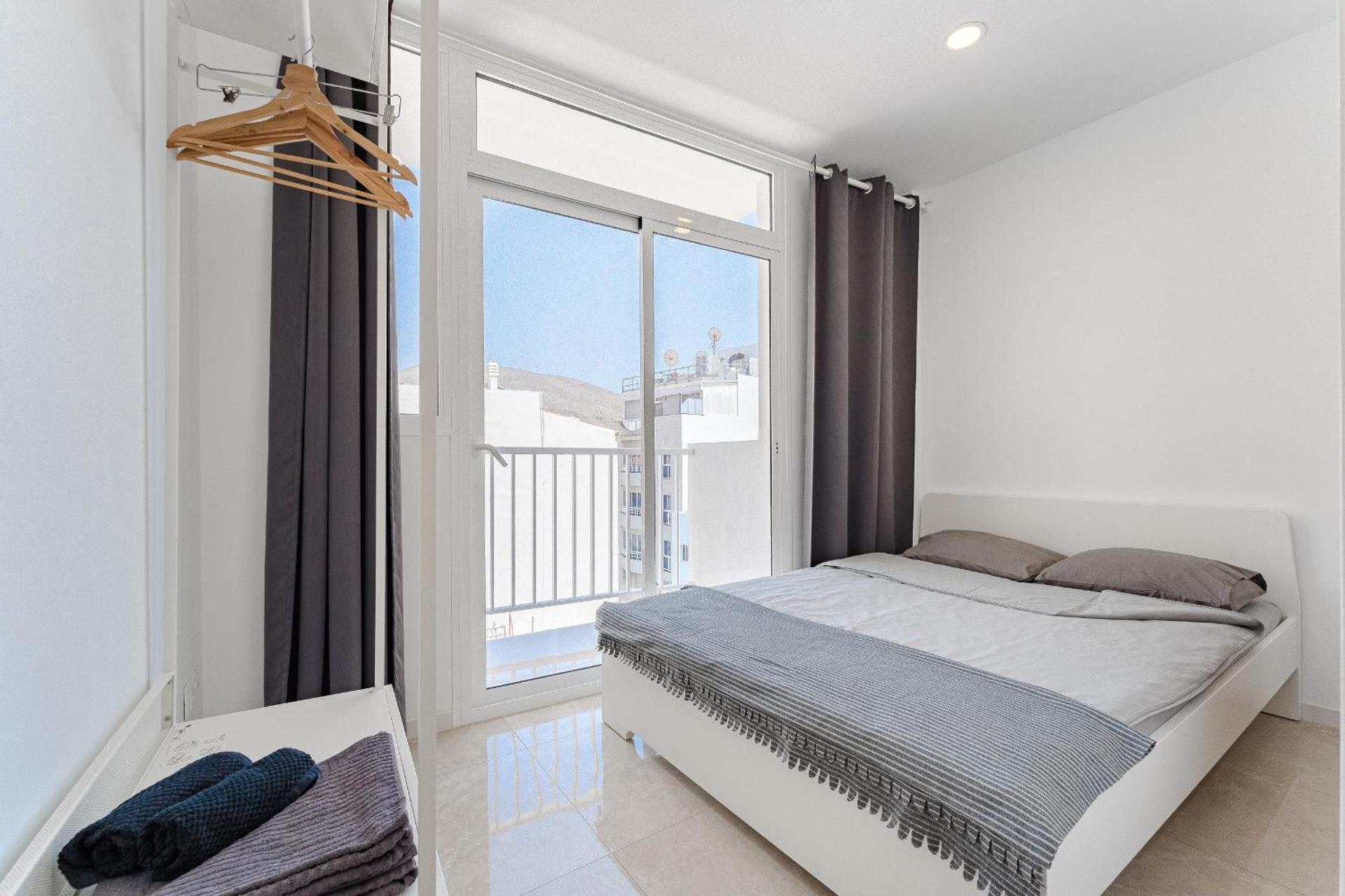 Few steps from the beach hostel in Los Cristianos