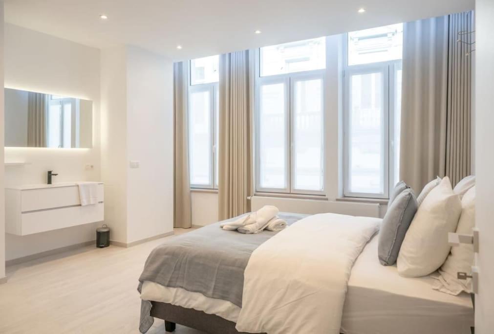 Wonderful central 2BR Ghent apt w view on Leie