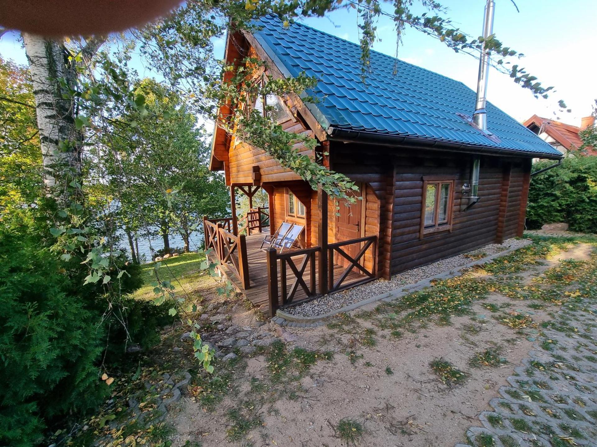 Domek Mazury Max nad jeziorem w Rynie