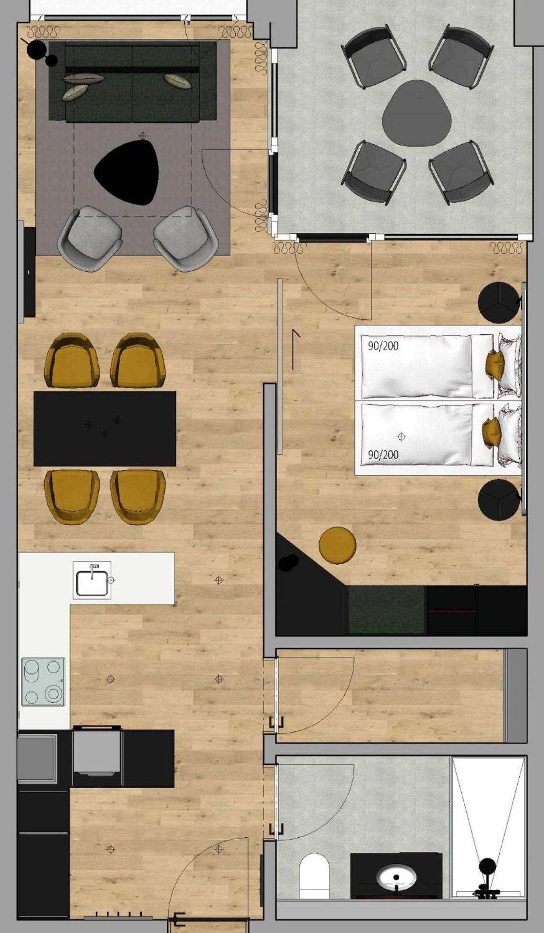 Photo of the whole room