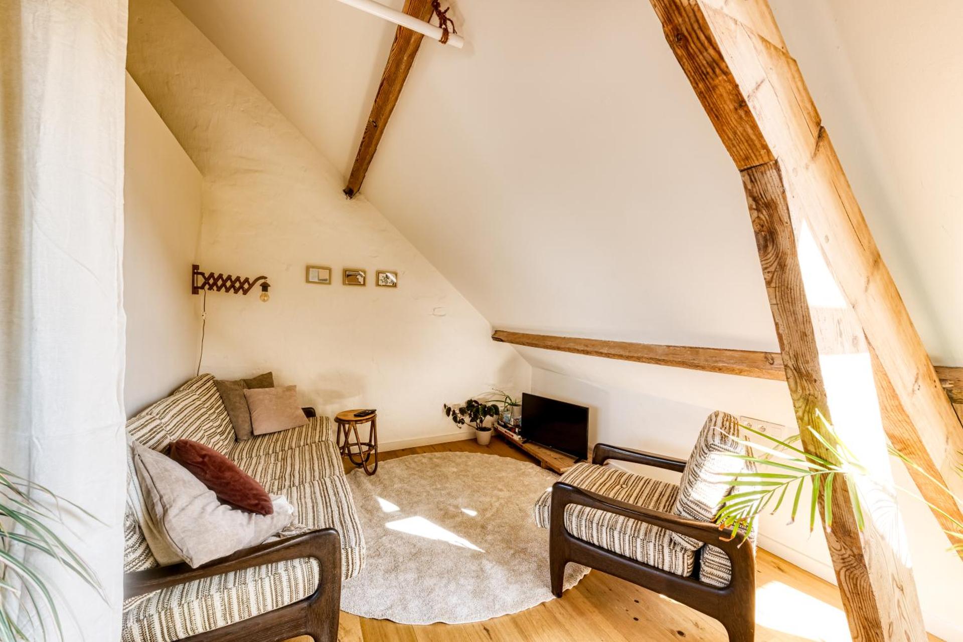 RUIMTEZICHT cosy appartement with sauna