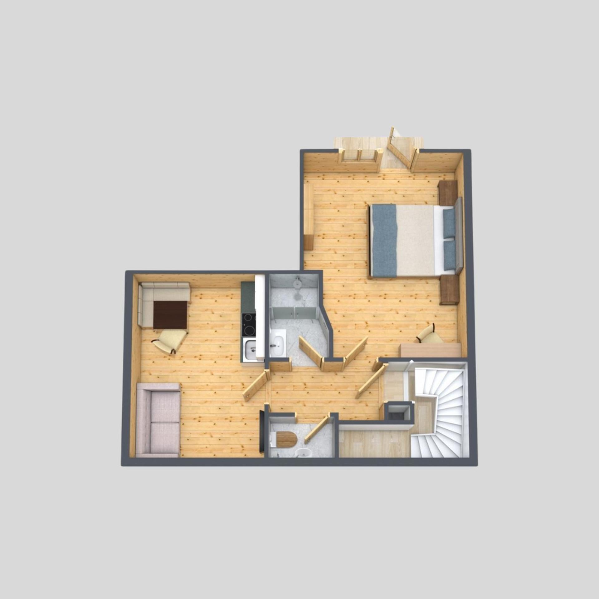 Apartment with Balcony