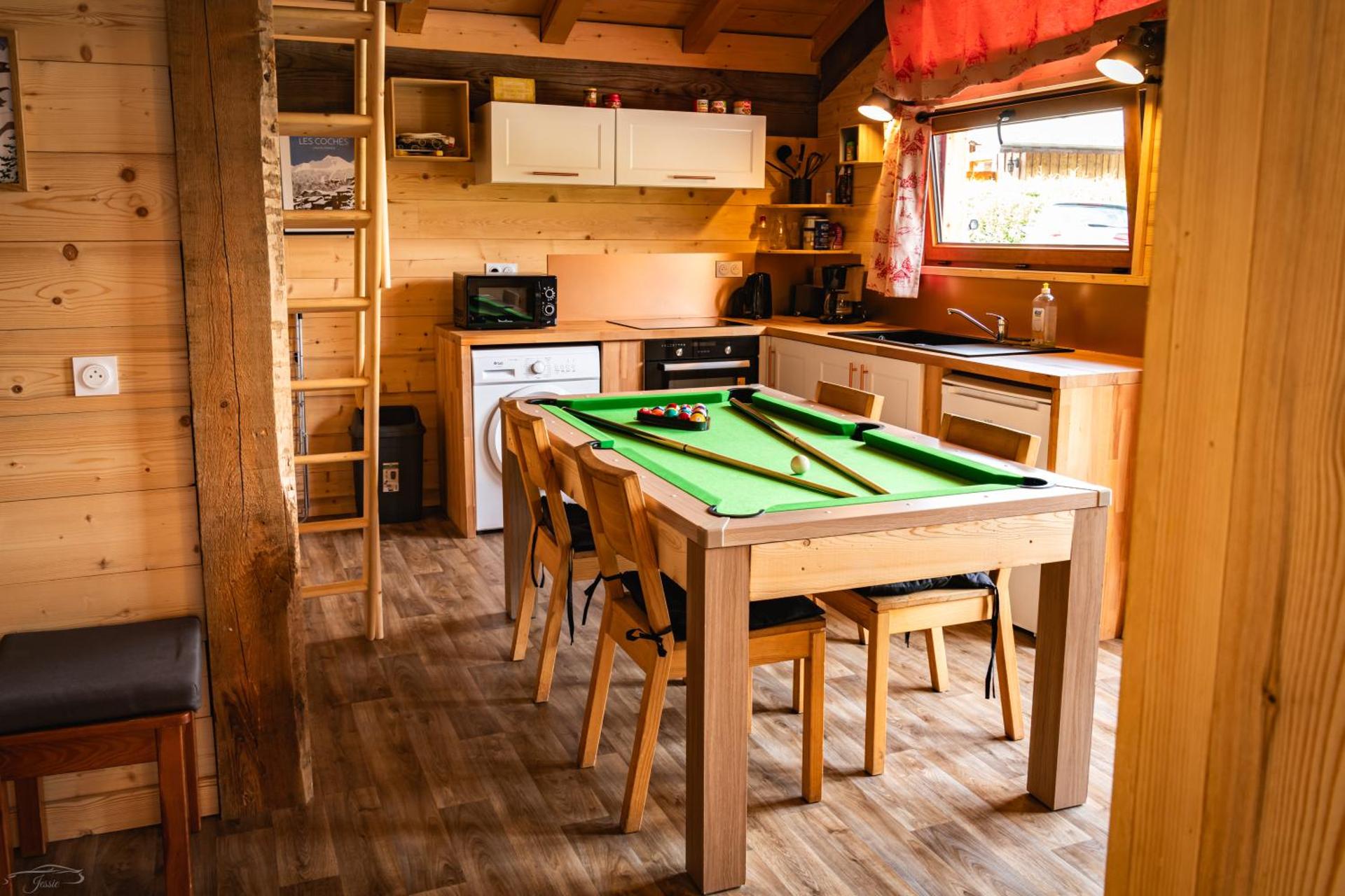 Chalet Balnéo Billard La Plagne Savoie Vue TOP