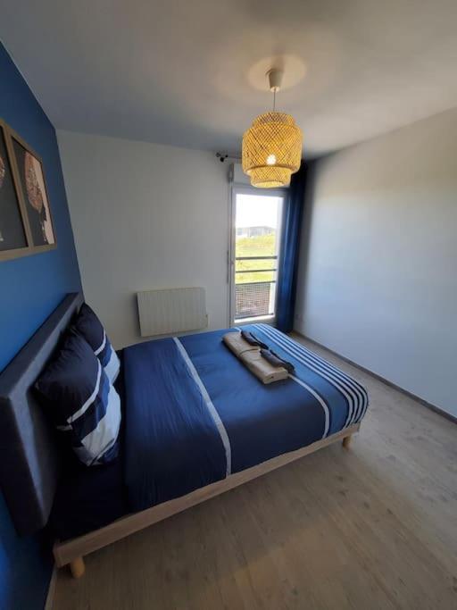 Duplex blue and yellow- Groupama Stadium-Eurexpo-Lyon