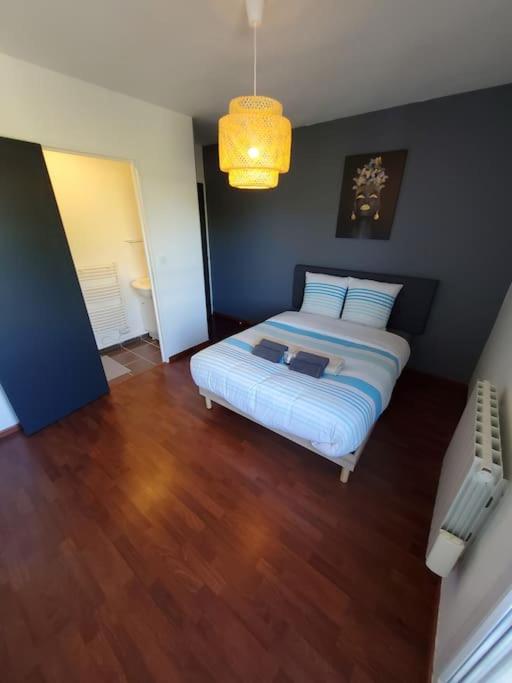 Duplex blue and yellow- Groupama Stadium-Eurexpo-Lyon