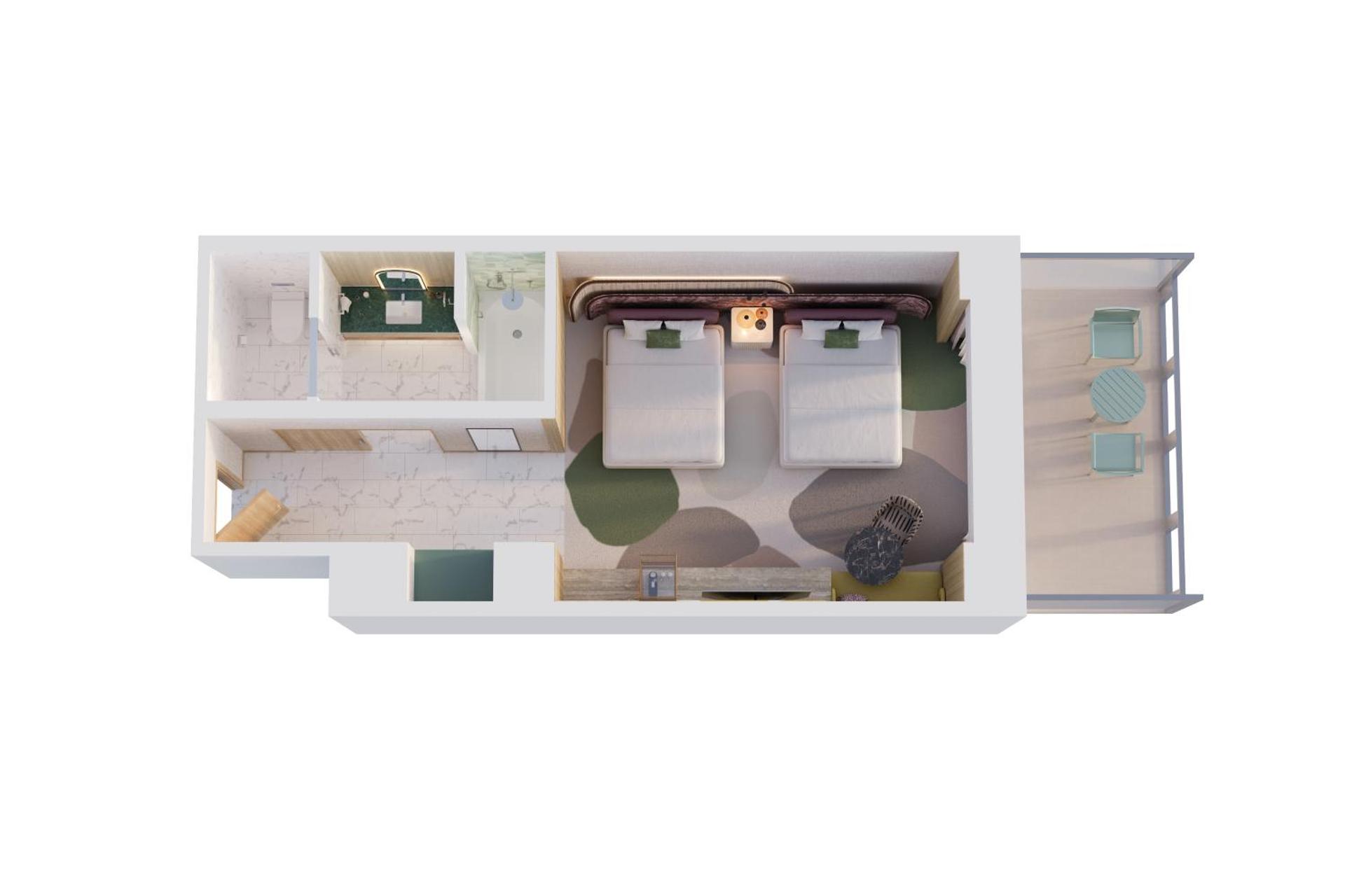 Resort View Two Queens