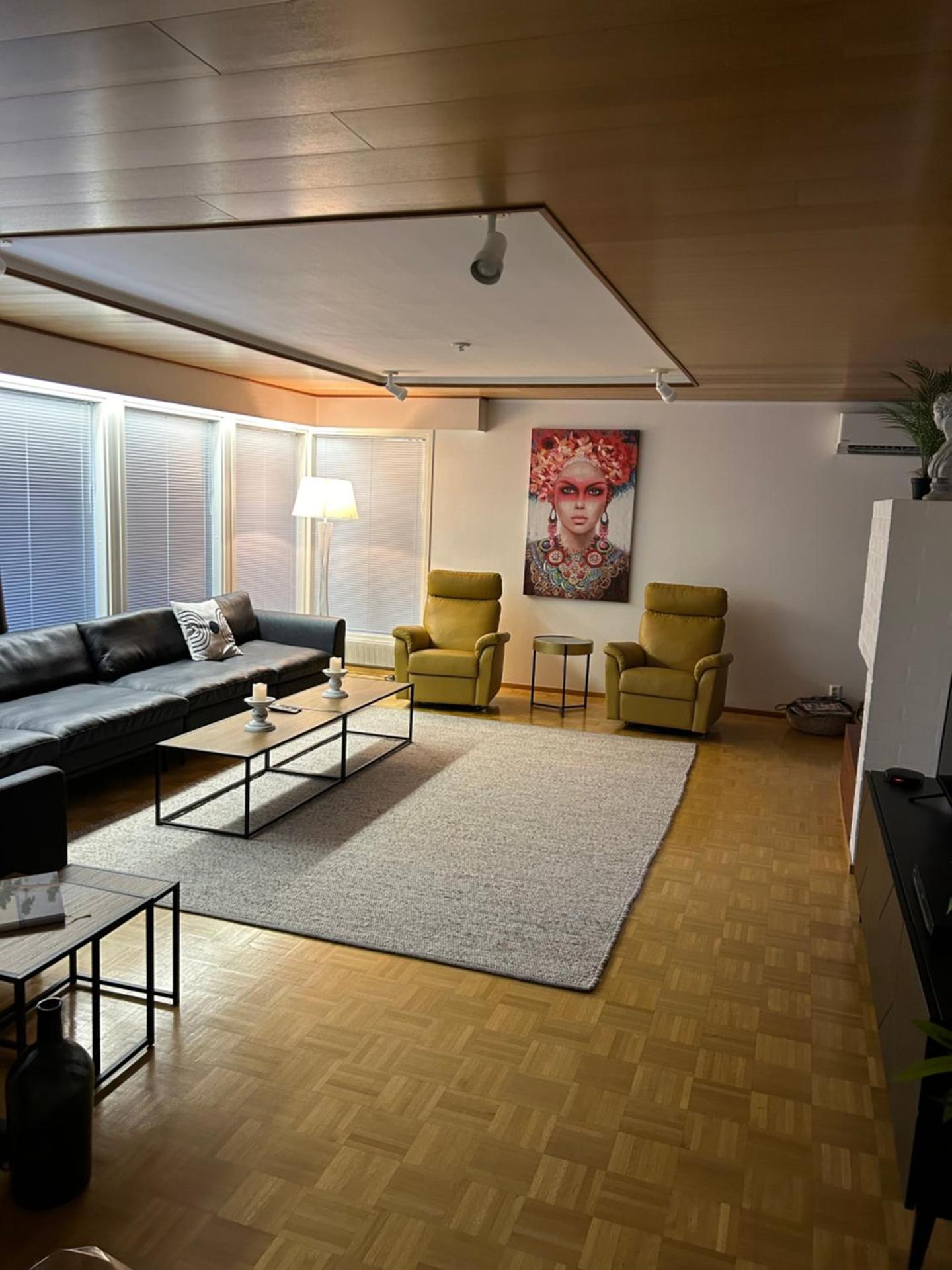 Villa Mänty 200 m2 Arkkitehdin suunnittelema kaupunkikoti Rauhallinen sijainti, Sauna, ilmainen pysäköinti