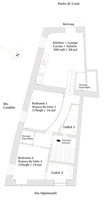 Appartamento vista mozzafiato sul porto di Trani