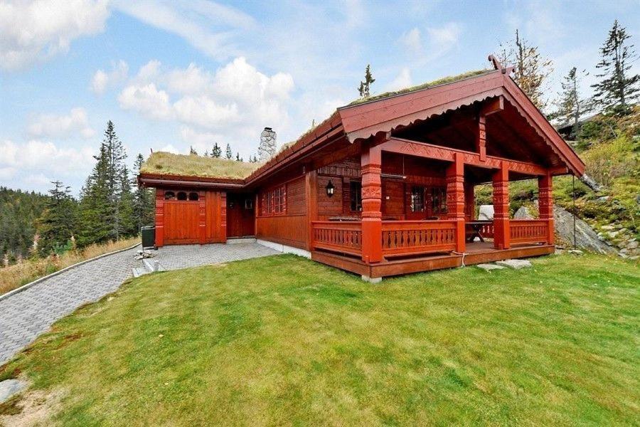 Flott hytte på Lifjell