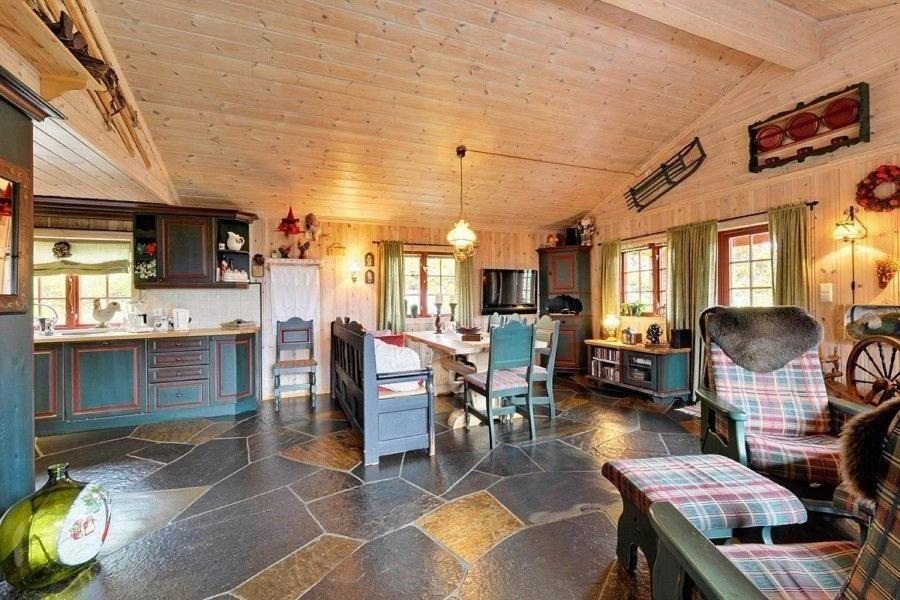 Flott hytte på Lifjell