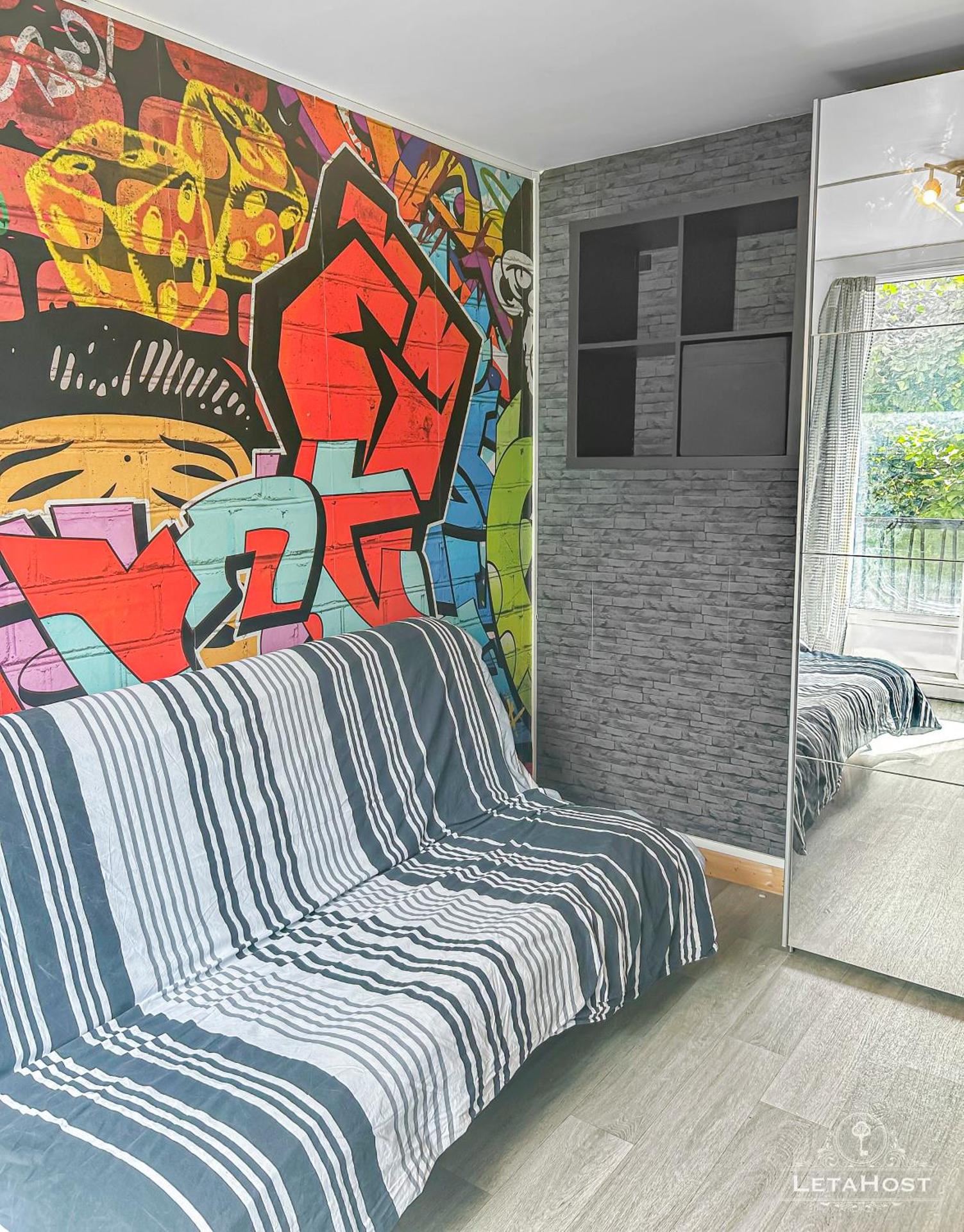 Appartement moderne avec Wi-Fi et Balcon