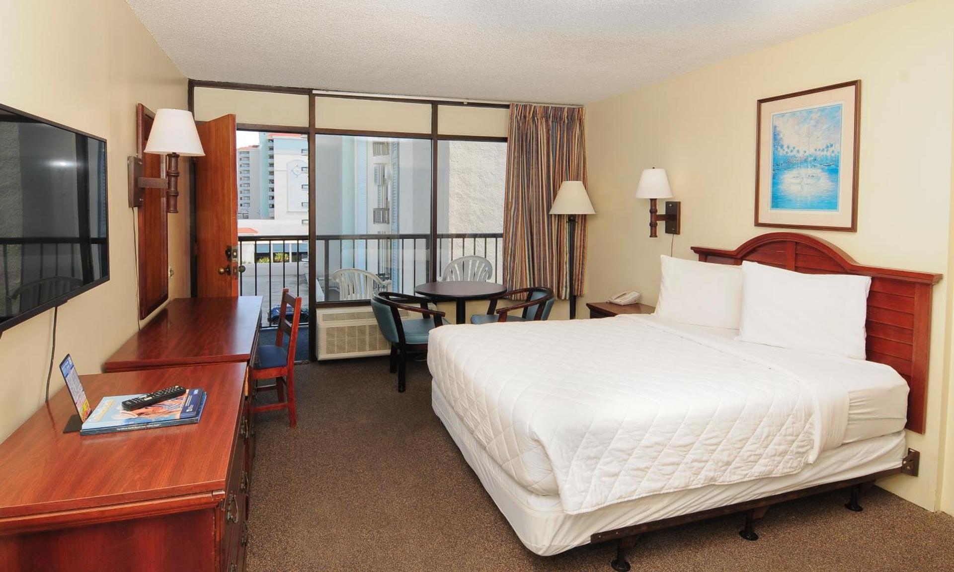 1 Room Side View Efficiency with 1 Queen Bed - T6