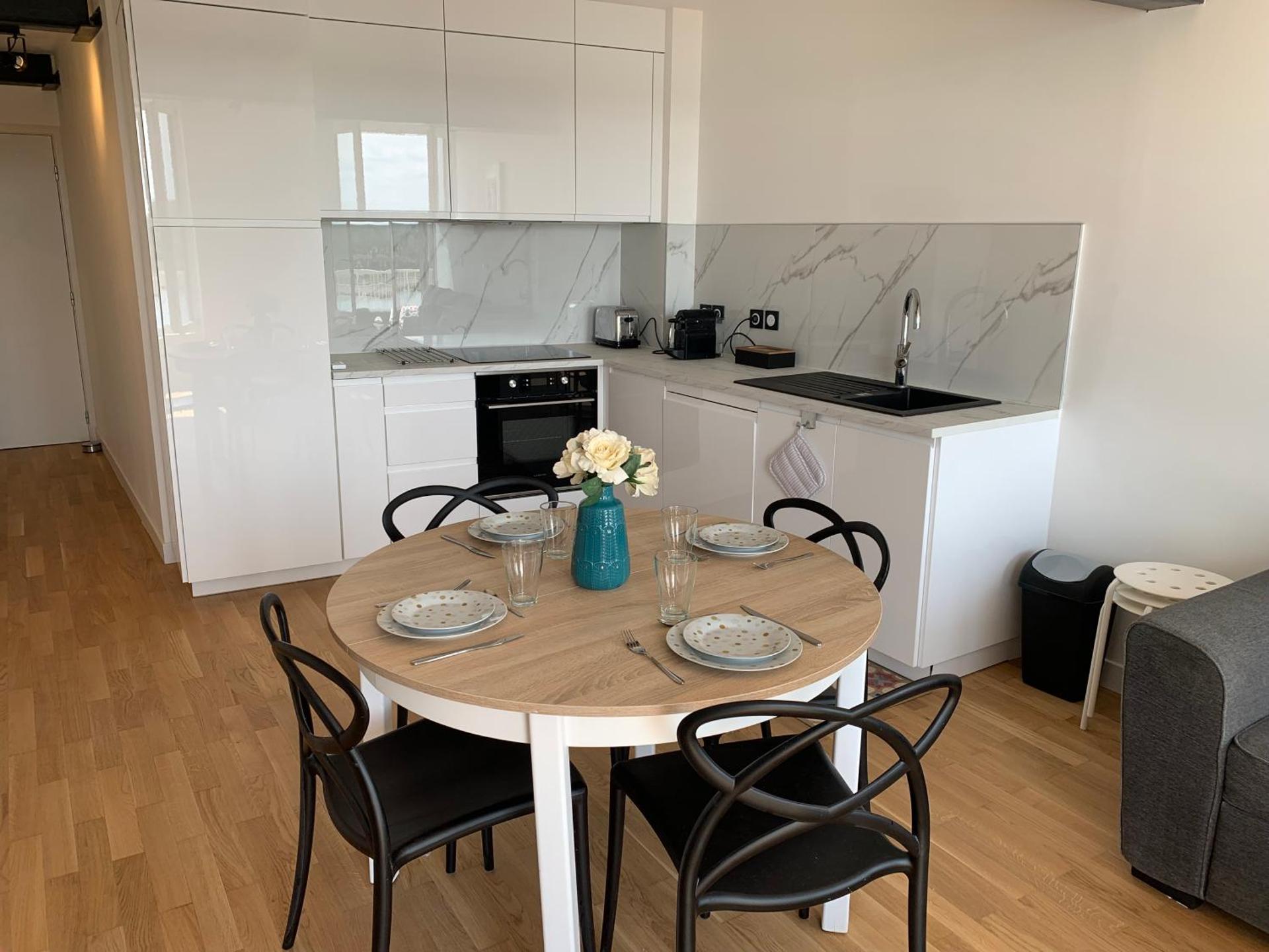 Appartement neuf, vue sur saône