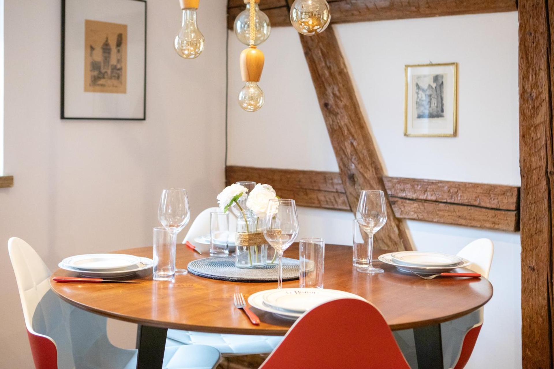 Au pied des remparts à Eguisheim