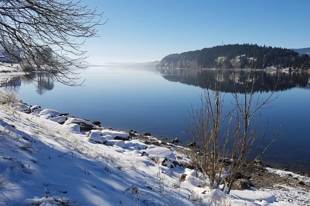 Maison vis-à-vis du lac