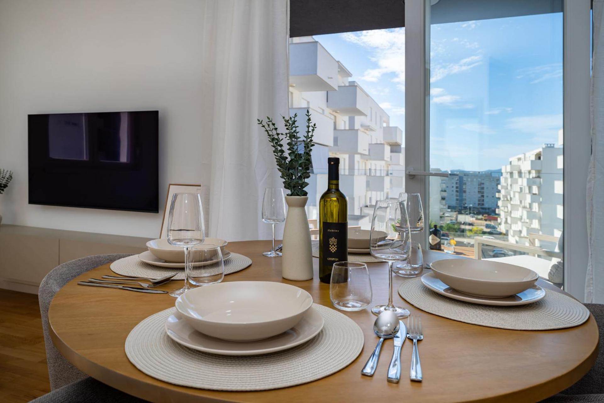 Luxury apartment Niko - garage space and panoramic view