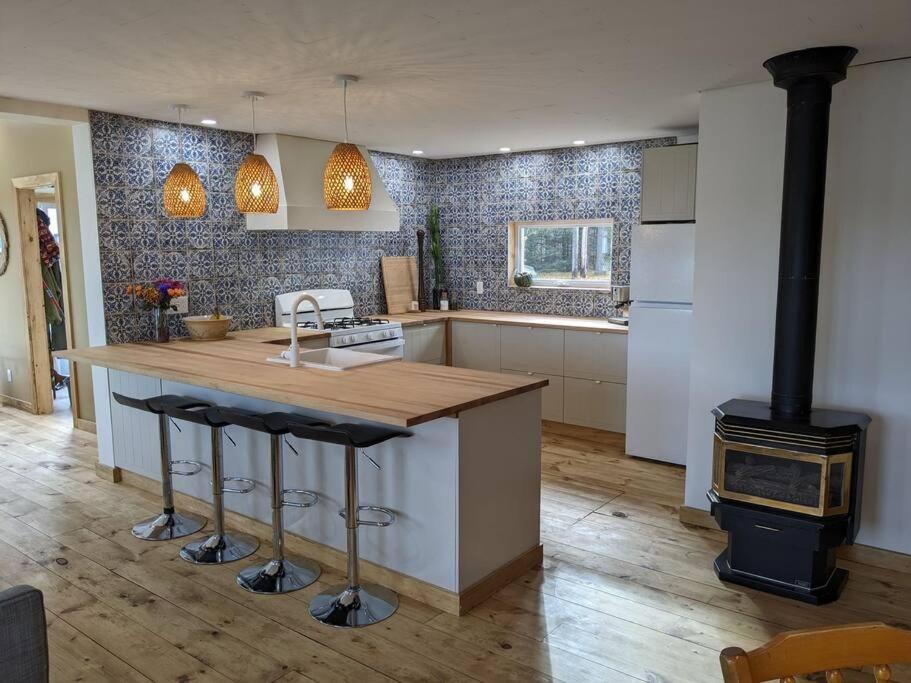 Chic refuge sur le bord de l'eau et des sentiers motoneiges!