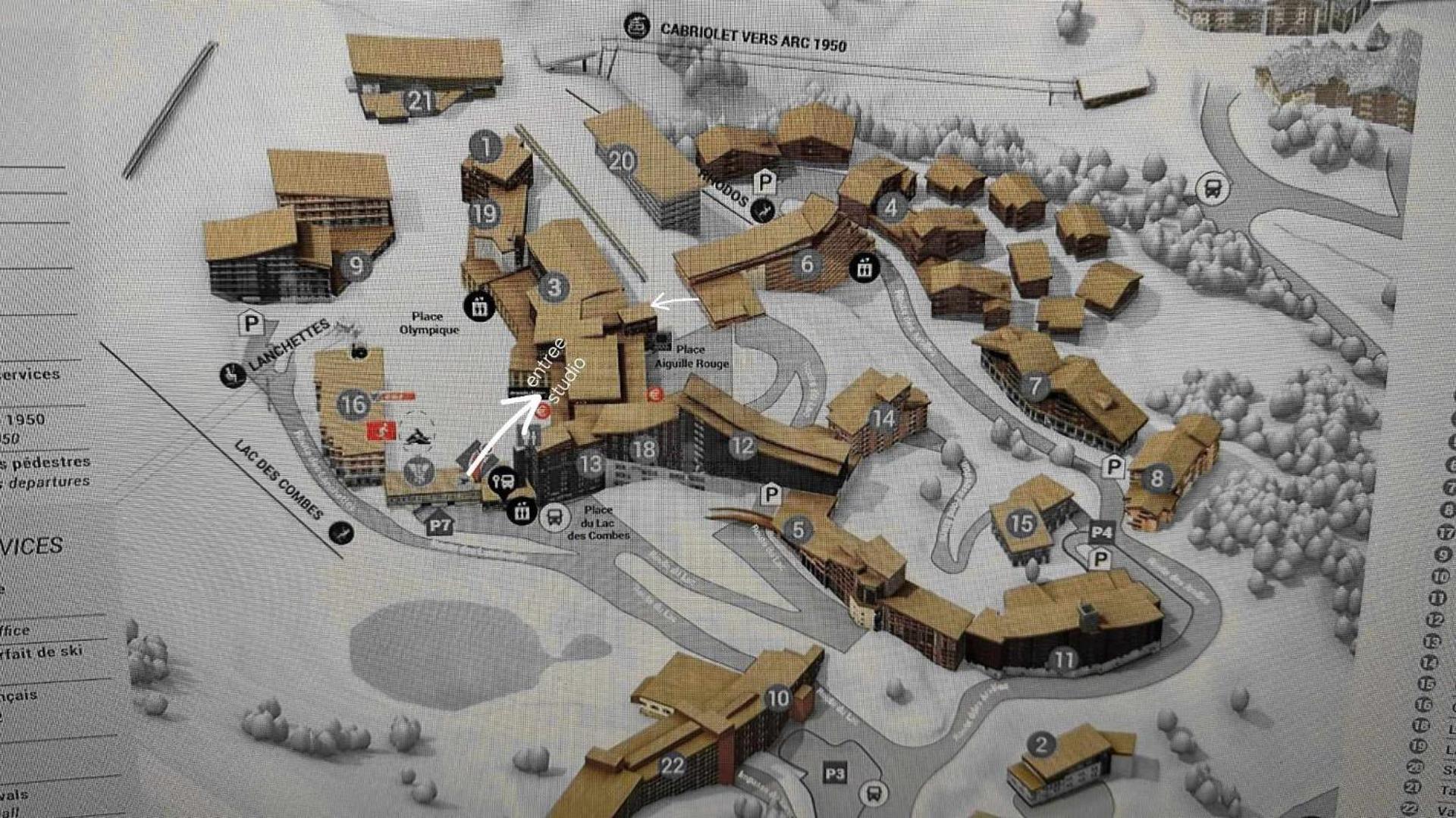 Arc 2000 - appartement ou studio avec balcon et vue