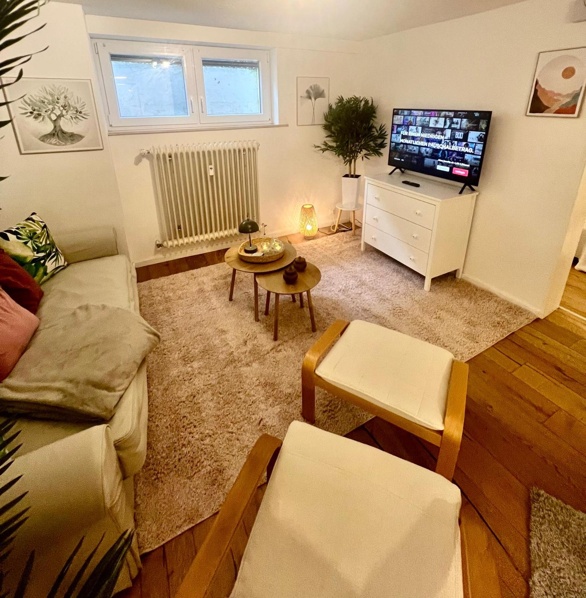 Gemütliche Souterrain Wohnung neben der Universitätsklinik in Homburg