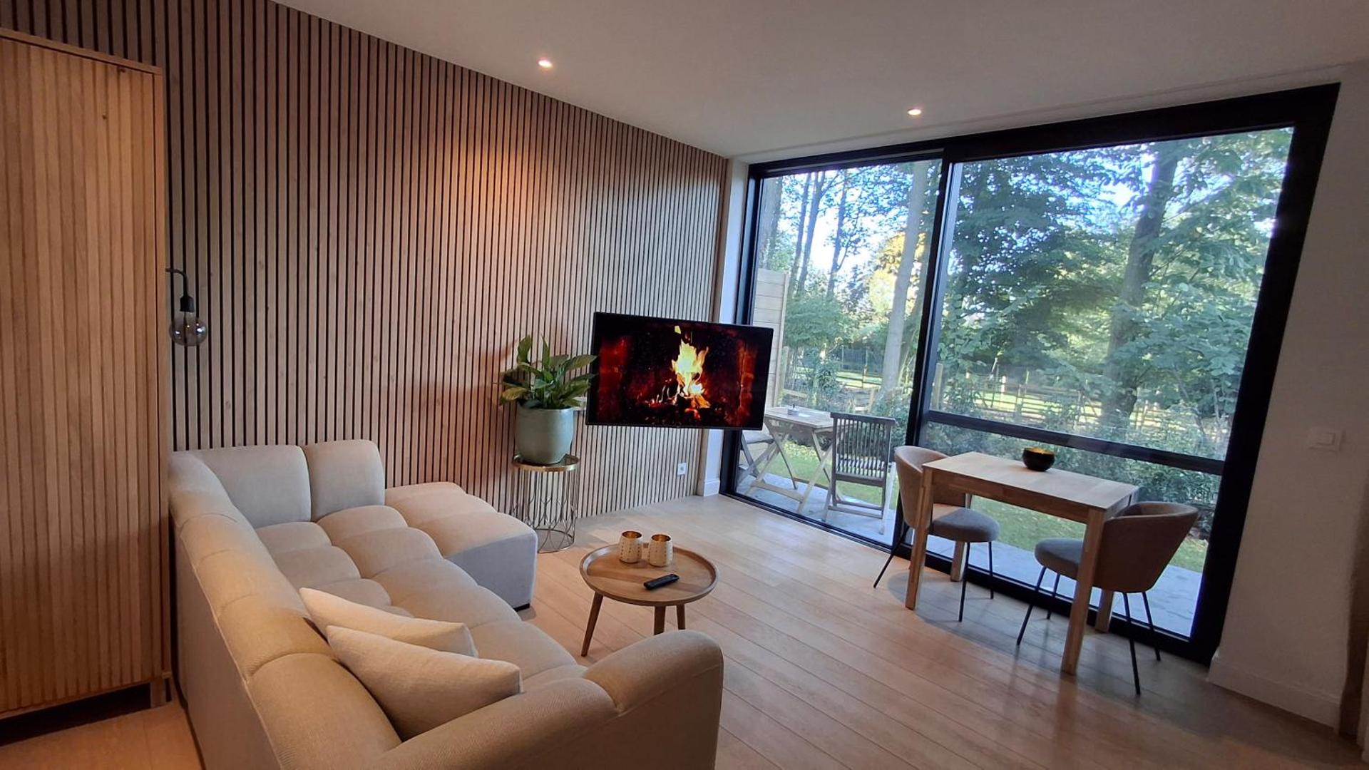 Privé studio in groene omgeving van Brugge fietsen & parkeerplaats inbegrepen