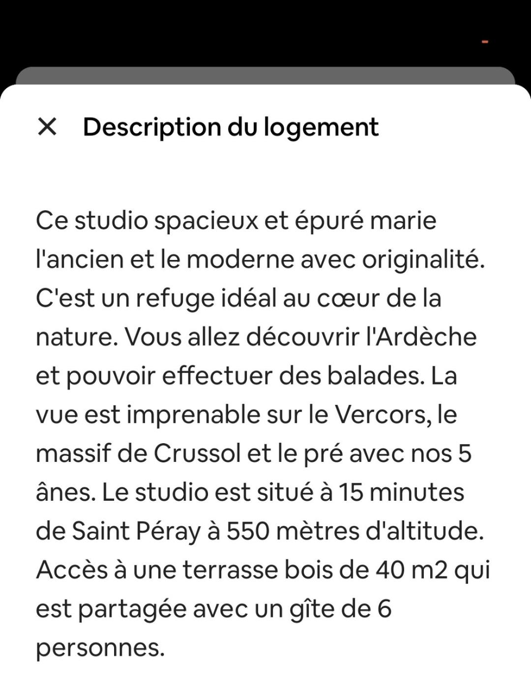 Studio Les Cadichons de la Grange
