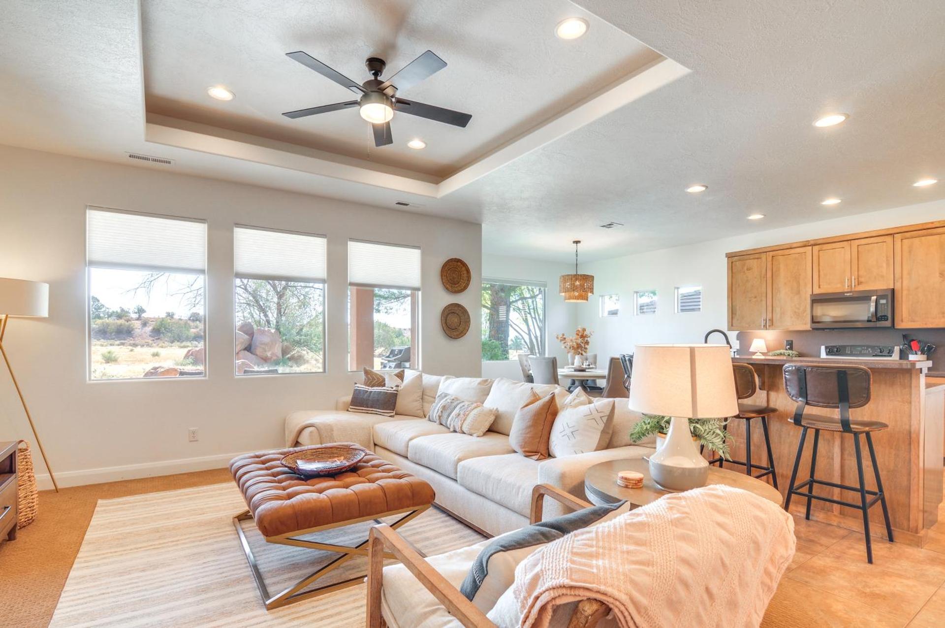 Zion Area Home with Scenic Views and Private Hot Tub!