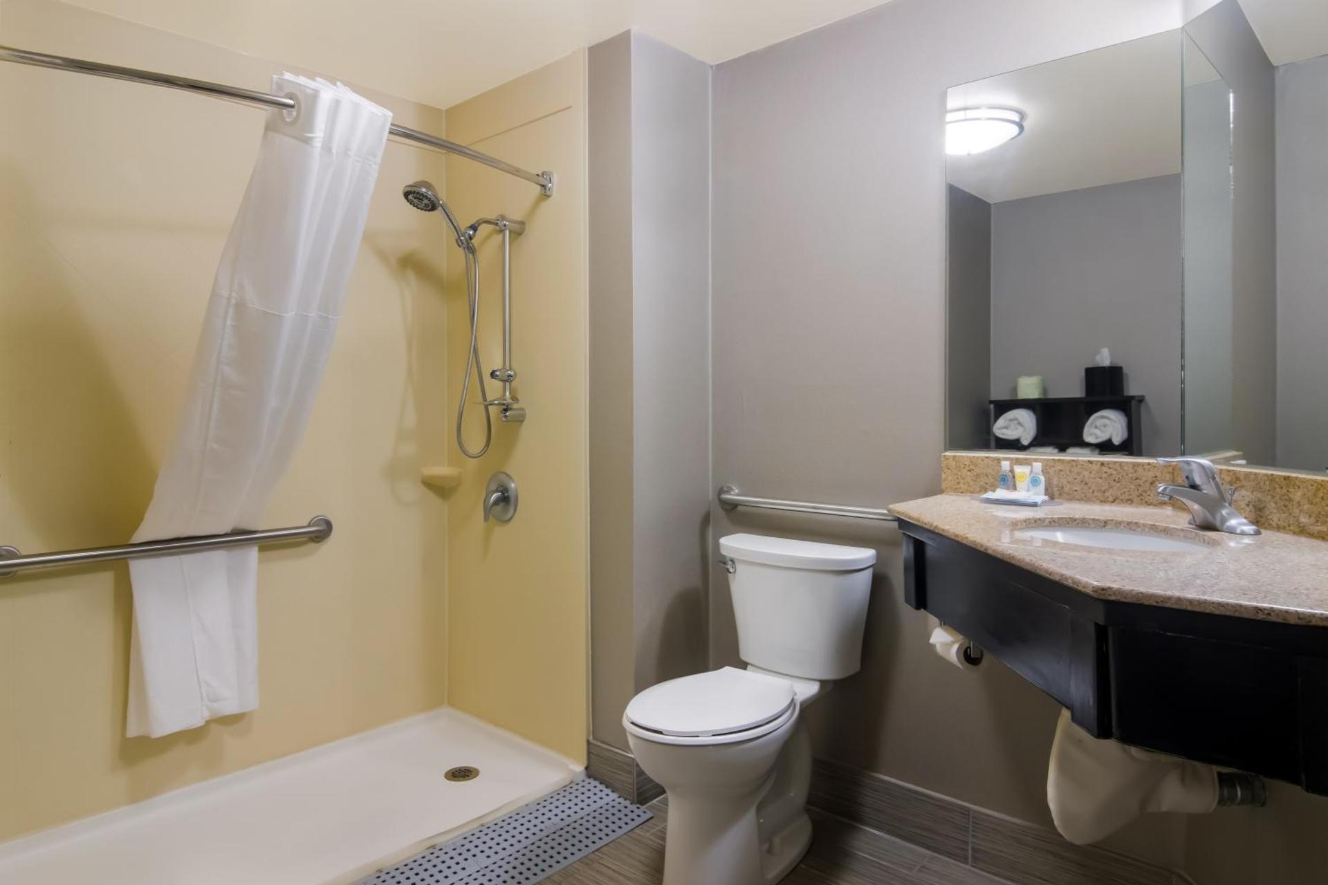 Queen Room with Roll-In Shower - Disability Access