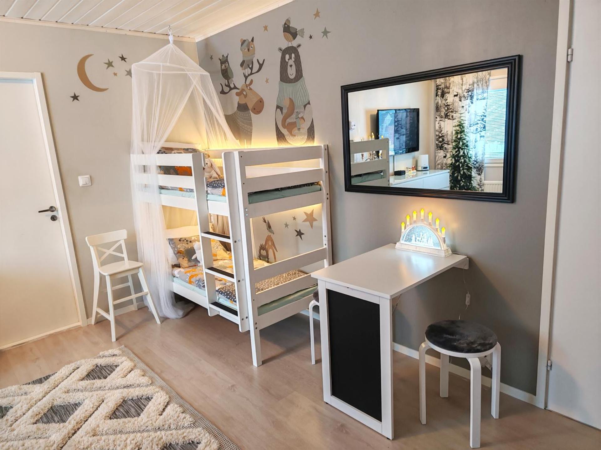 Winter Woods family room