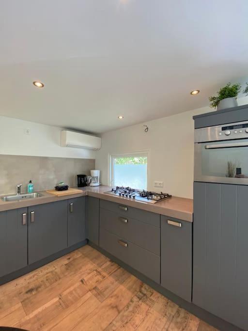 Volledig opgeknapt Boschalet met Airco op de Veluwe