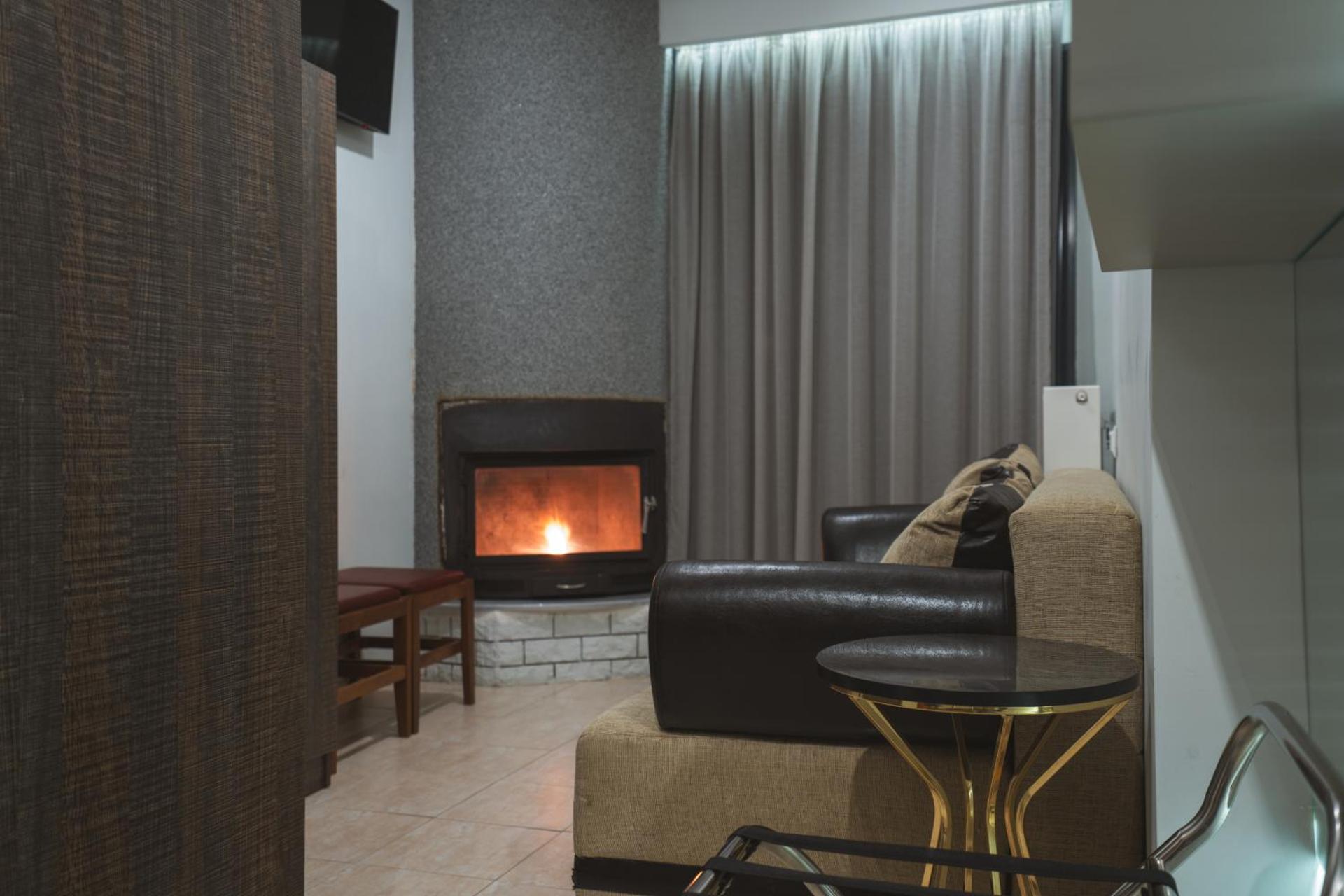 Studio with Fireplace