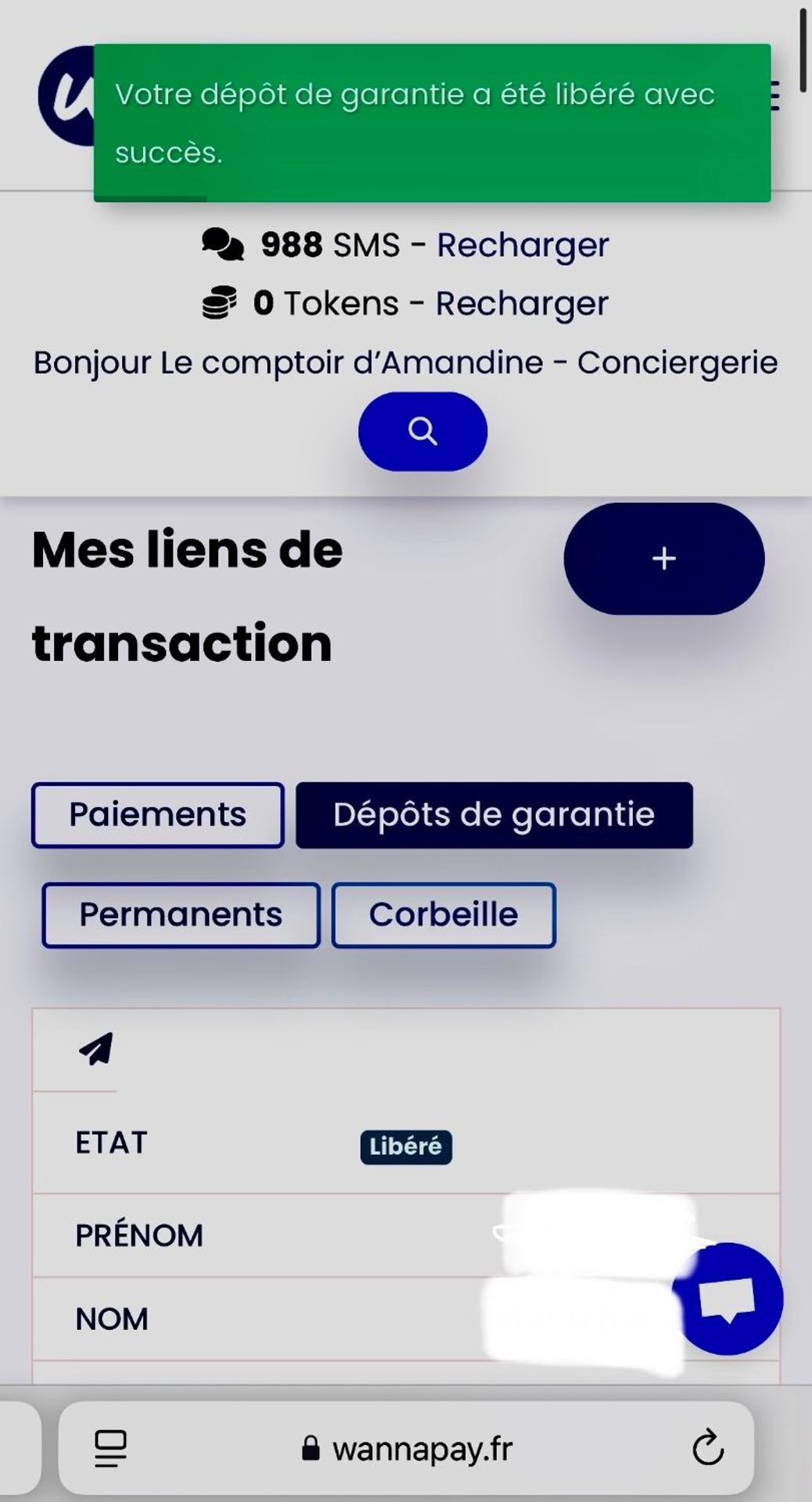 Appart & Fleurinoise balcon ascenseur climatisation