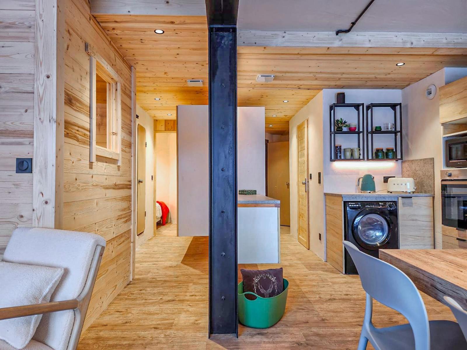 Arc 2000 - appartement ou studio avec balcon et vue