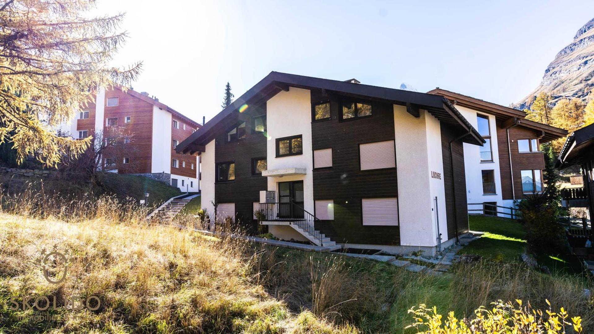 Haus Luchre Zermatt Wohnung mit Matterhornblick