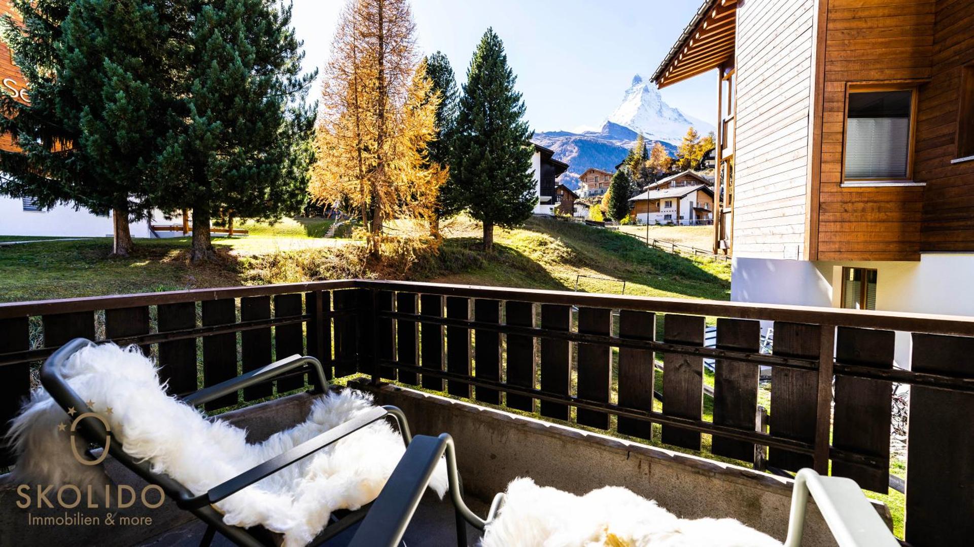 Haus Luchre Zermatt Wohnung mit Matterhornblick